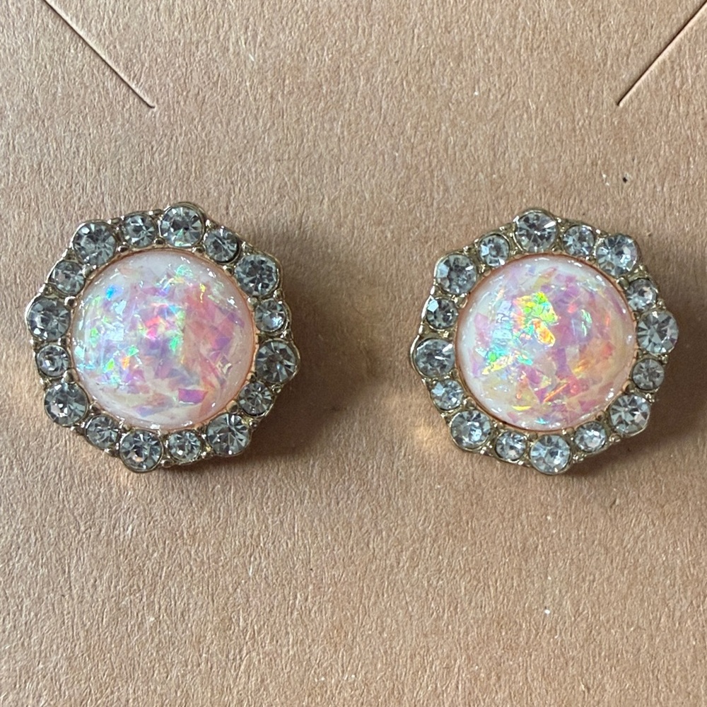 Rose Diamond large stud earrings ✨